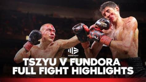 fundora vs tszyu highlights|tszyu vs fundora time australia.